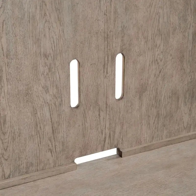 City Scape Burnished Beige Entertainment Center