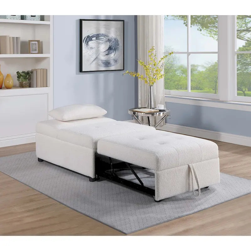 Poundex Convertible Sofa