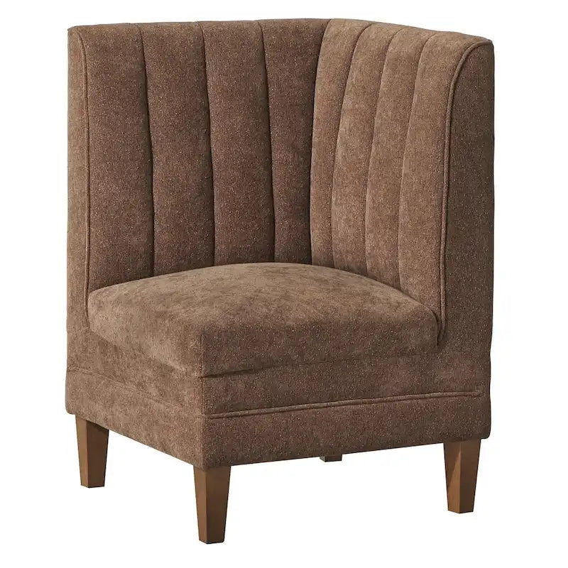 Lifestorey Kerrington Channel Back Upholstered Corner Seat