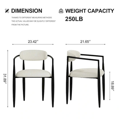 9 - Piece 94.48 Modern Minimalist Extendable Sintered Stone Top Dining Set with 8 Fabric Chair