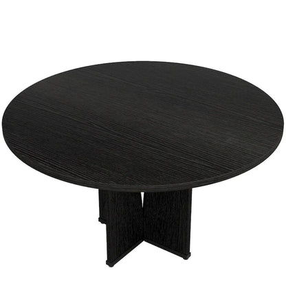 Wood 39.37-inch Round Dining Table for Kitchen Dining Room