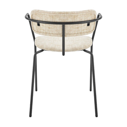 Alivia Fabric Dining Side Arm Chair, (Set of 2)