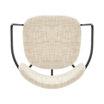 Alivia Fabric Dining Side Arm Chair, (Set of 2)