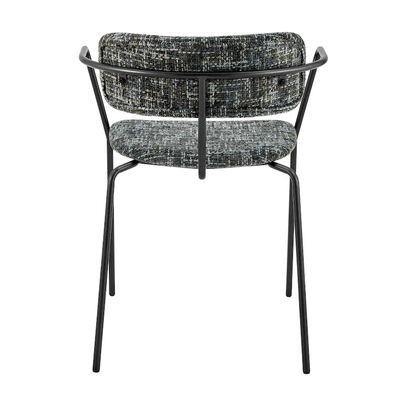 Alivia Fabric Dining Side Arm Chair, (Set of 2)