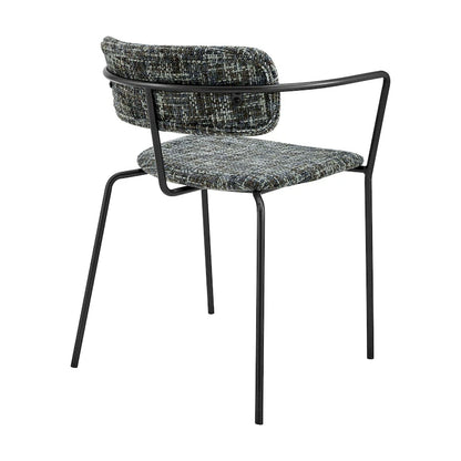 Alivia Fabric Dining Side Arm Chair, (Set of 2)