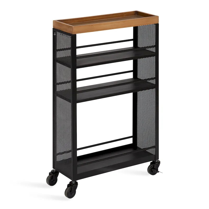 Kate and Laurel Piazza Storage Cart - 18x7x30