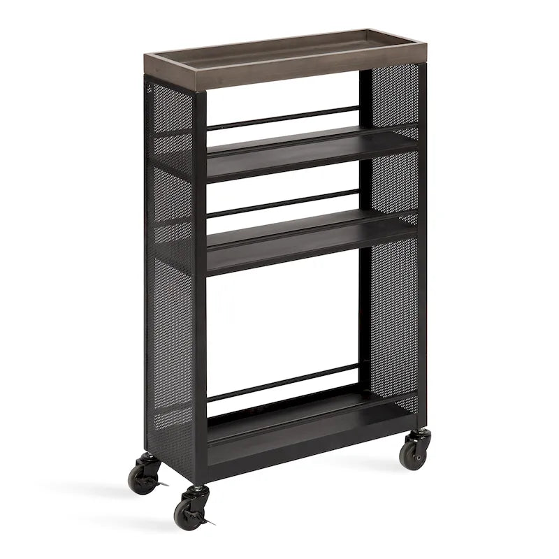 Kate and Laurel Piazza Storage Cart - 18x7x30