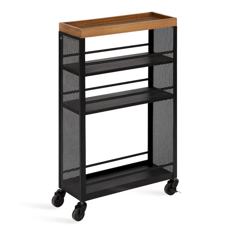 Kate and Laurel Piazza Storage Cart - 18x7x30