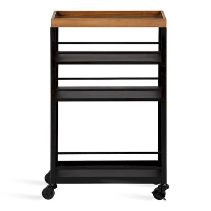 Kate and Laurel Piazza Storage Cart - 18x7x30