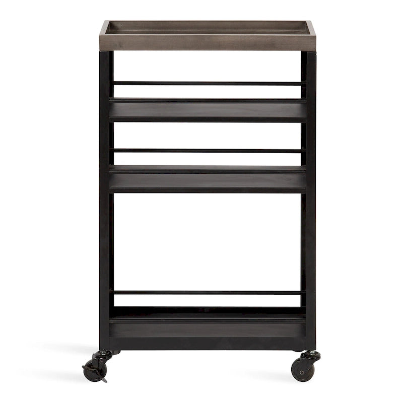Kate and Laurel Piazza Storage Cart - 18x7x30
