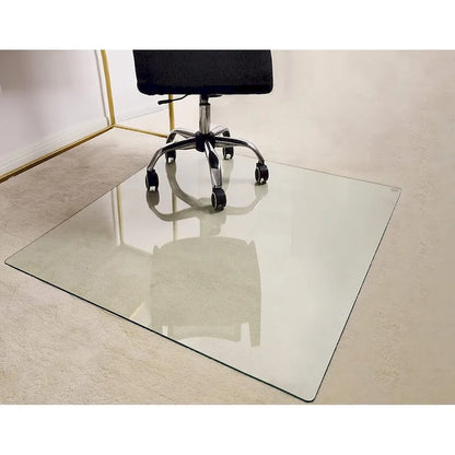 Office Chair Mat withTempered Glass for Hardwood Floor