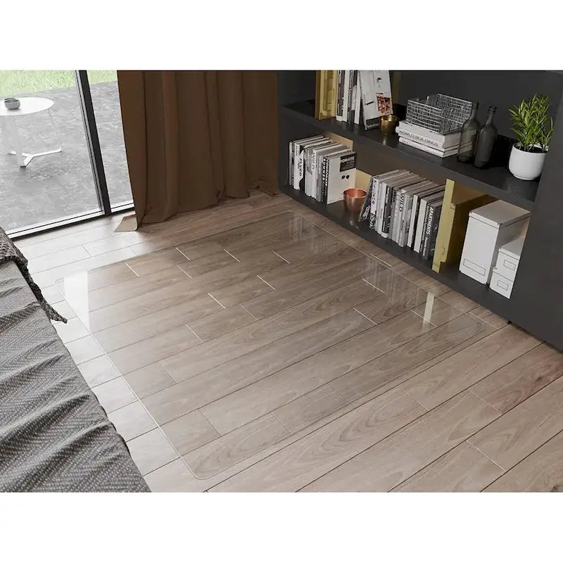 Office Chair Mat withTempered Glass for Hardwood Floor