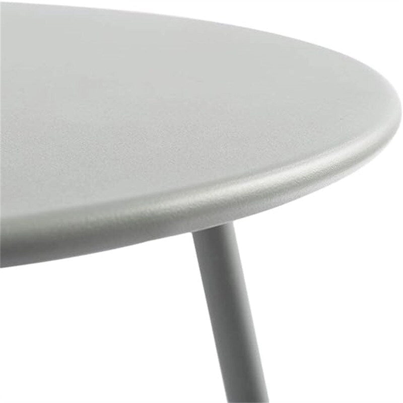 Small Round Metal Side Snack Table