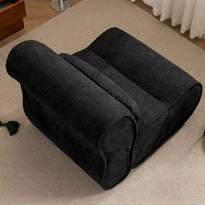 Soft Pellet Velvet Recliner, Comfortable Lounge Chair with Waist Pack Padding, Ideal for Living Room, Bedroom or Office