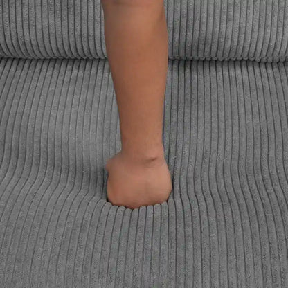 L-shaped Sofa Sectional Sofa with Two USB Ports and Two Power Sockets, a Storage Drawer and a Reversible Chaise Lounge