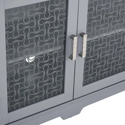 Roomfitters Modern Farmhouse TV Media Stand, Barn-Inspired Home Entertainment Console