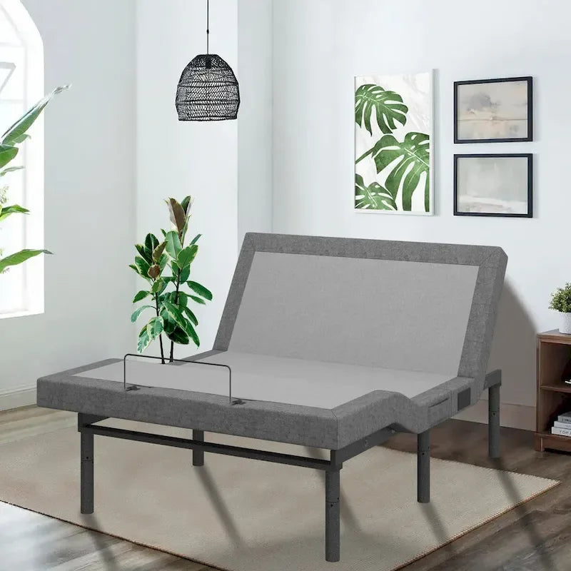 Renanim Adjustable Bed Base with 14-inch Hybrid Foam Mattress