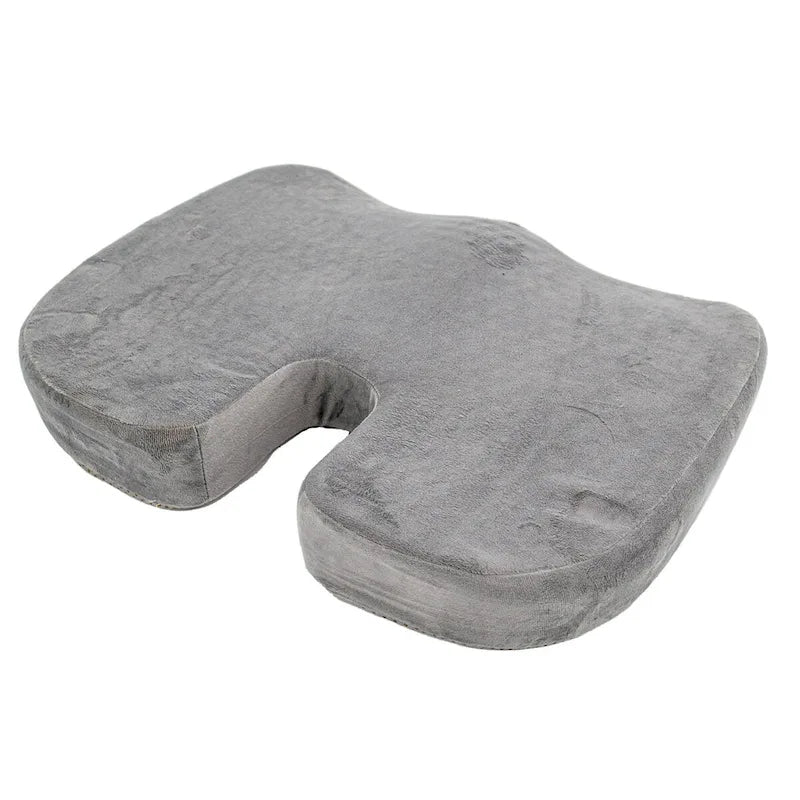 Memory Foam Cooling Gel Seat Cushion Enhanced Orthopedic Contour Coccy Cushion