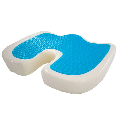 Memory Foam Cooling Gel Seat Cushion Enhanced Orthopedic Contour Coccy Cushion