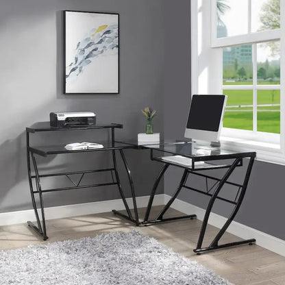 Constellation L Shaped Home Office Gaming Editing Desk
