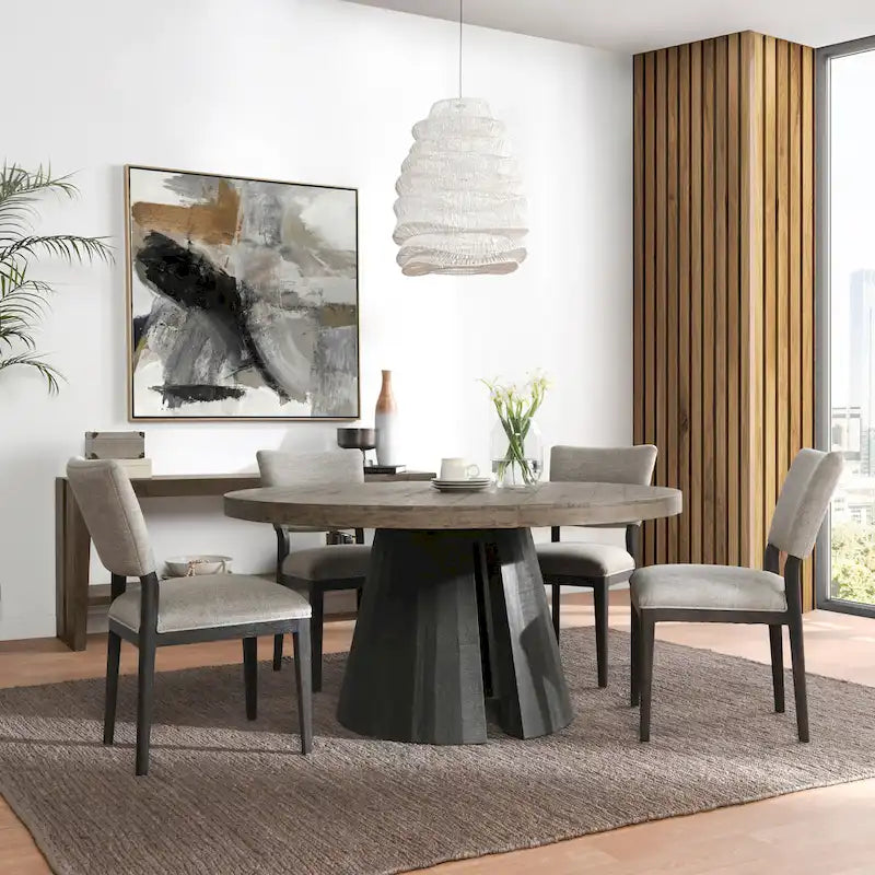 Classic Home Phillip Upholstered Dining Chair (Set of 2)