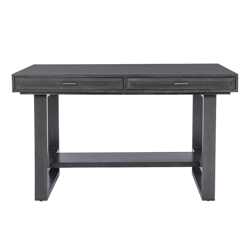 Wilson Grey Wooden Counter Height Dining Table with Storage