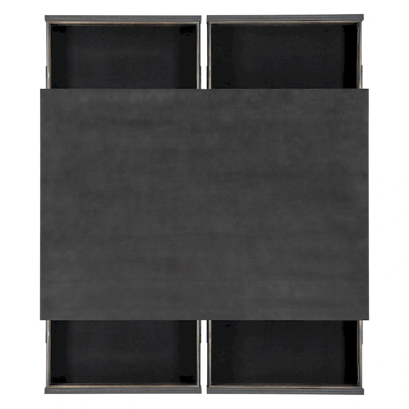 Wilson Grey Wooden Counter Height Dining Table with Storage