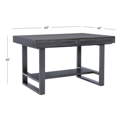 Wilson Grey Wooden Counter Height Dining Table with Storage