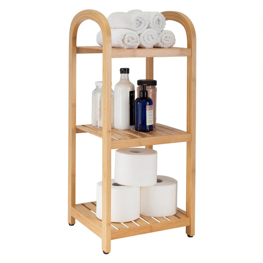 Organize It All 3 Tier Bamboo Tower - 12 x 12 x 27.76