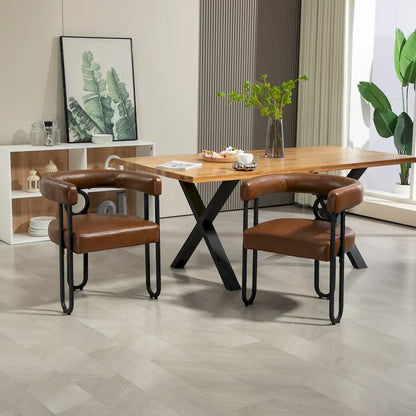 Contemporary Designed Upholstered Accent Chair set of 2