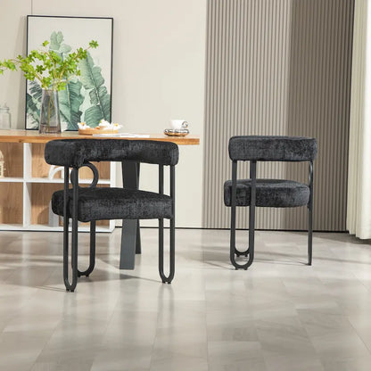 Contemporary Designed Upholstered Accent Chair set of 2