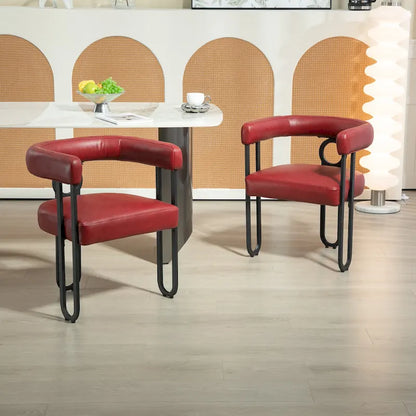 Contemporary Designed Upholstered Accent Chair set of 2