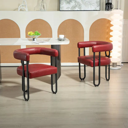 Contemporary Designed Upholstered Accent Chair set of 2