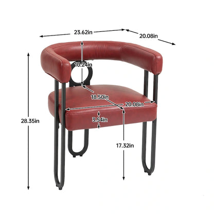 Contemporary Designed Upholstered Accent Chair set of 2