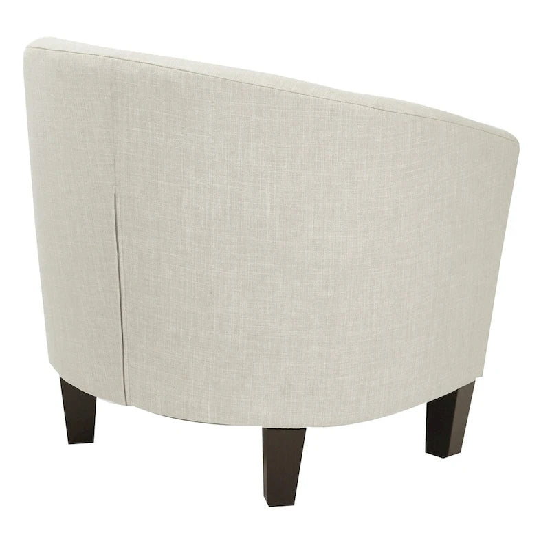 Ethan Mid Century Tub Chair with Dark Espresso Legs