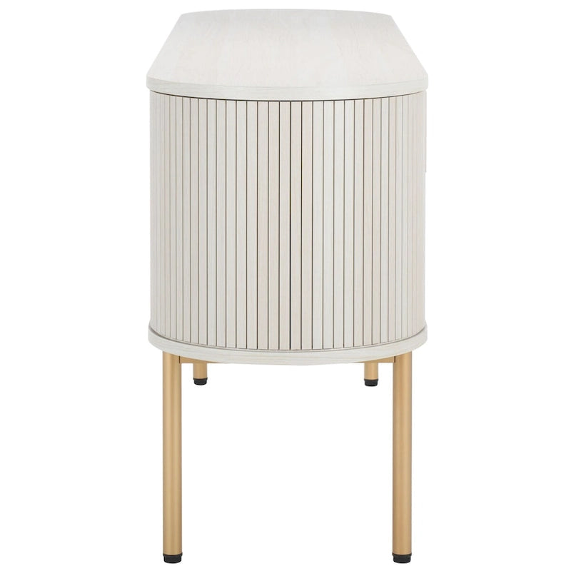 SAFAVIEH Home Shaelynn 4 Door Sideboard/Media Stand - 71Wx18Dx32H