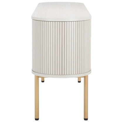 SAFAVIEH Home Shaelynn 4 Door Sideboard/Media Stand - 71Wx18Dx32H