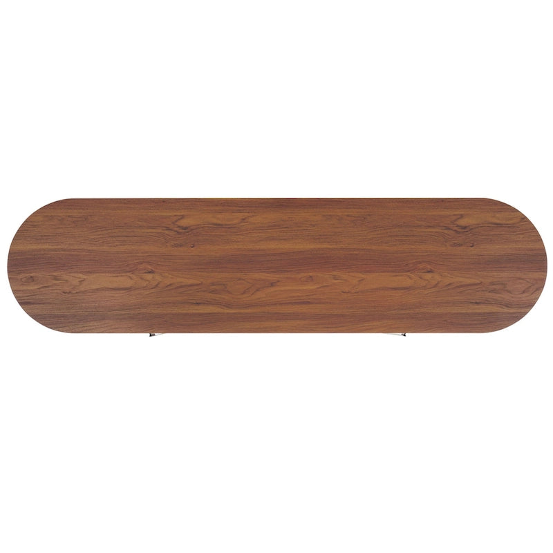 SAFAVIEH Home Shaelynn 4 Door Sideboard/Media Stand - 71Wx18Dx32H