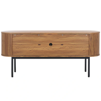 SAFAVIEH Home Shaelynn 4 Door Sideboard/Media Stand - 71Wx18Dx32H